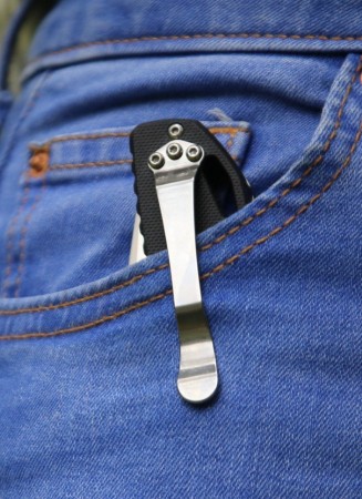 Нож складной Ganzo G7531-BK черный (Без упаковки. В зип пакете.)