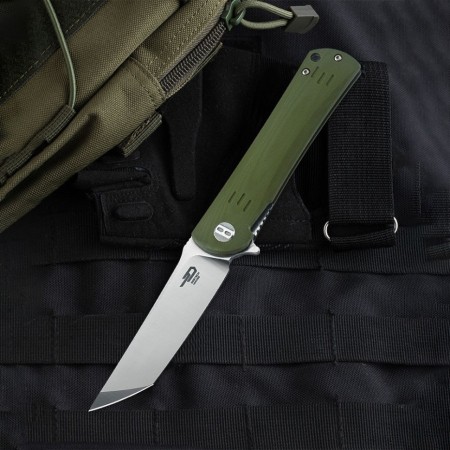 Нож Bestech Kendo сталь D2, рукоять G10 зеленая (Поврежден. упаковка.)