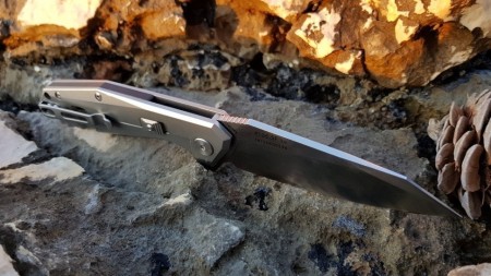 Нож складной Ruike P135-SF серебристый (Вскрытая, поврежденная упаковка)