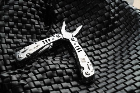 Уцененный товар Мультитул Ganzo G301H (21 в 1) хромированный (помятая упаковка)