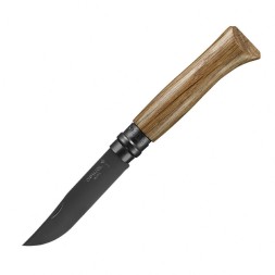 Уцененный товар Нож Opinel N°08 Black Oak 002172 (Отслоение щепки на рукояти)