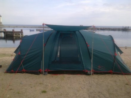 Палатка кемпинговая Tramp Brest 4 (V2) зеленая TRT-82, 4743131055025