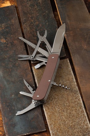 Уцененный товар Нож multi-functional RuikeL51-N  (испорчена упаковка)коричневый