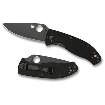 Spyderco 122GBBKP Tenacious black нож складной