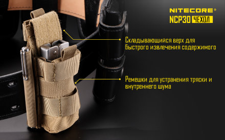 Тактический чехол Niteсore NCP30 Черный, 16452