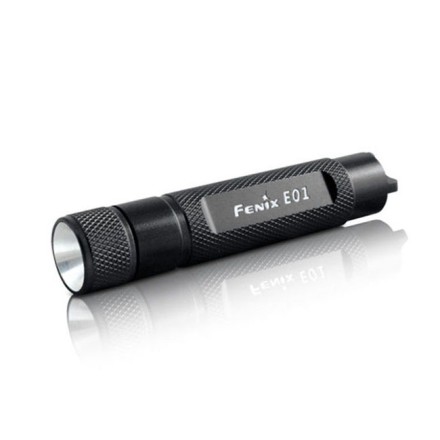 Fenix E01 черный с батарейкой вскрытый, E01bbkopen