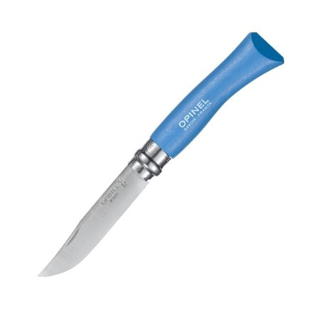 Нож Opinel №7, нержавеющая сталь, синий, 001424