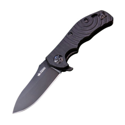 Нож Kizlyar Supreme Bloke-X D2 Black Titanium, 4650065056632