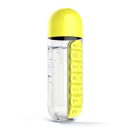 Бутылка Asobu &quot;In style&quot; pill organizer bottle, 0.6 л  голубая (PB55blue)
