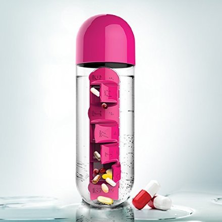 Бутылка Asobu &quot;In style&quot; pill organizer bottle, 0.6 л  голубая (PB55blue)