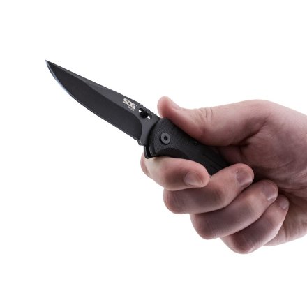 Складной нож SOG Salute Black, SG_FF-11, FF11