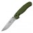 Нож Ontario RAT-2 клинок stonewash, рукоять зеленая, 8881gr