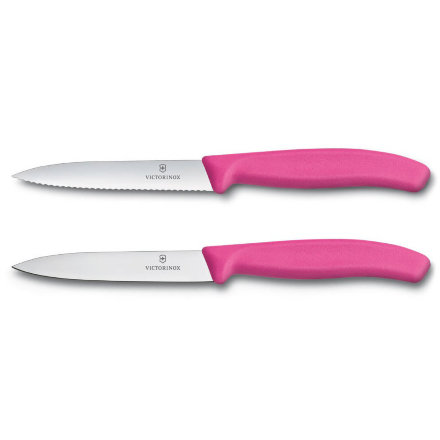 Набор ножей Victorinox для овощей 2 предмета, розовый 6.7796.L5B