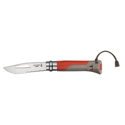 Нож Opinel №8 Outdoor Earth, красный, 001714