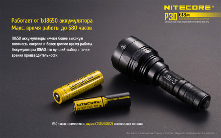 Комплект для охоты Nitecore P30 Hunting Kit Cree XP-L HI V3, 16107