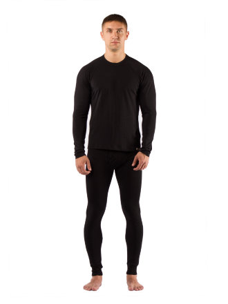 Комплект мужского термобелья Lasting, черный - футболка Atar и штаны Atok XL, Atar9090XL_Atok9090XL