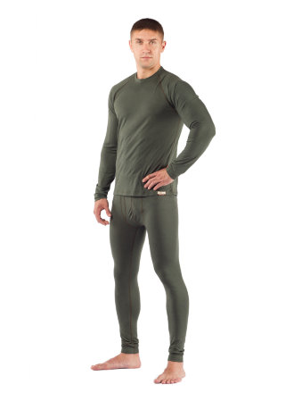 Комплект мужского термобелья Lasting, зеленый - футболка Atar и штаны Atok XL, Atar6262XL_Atok6262XL