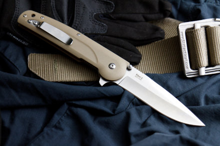 Нож Kizlyar Supreme Biker-Z Полированный 440C складной, 4650065054751