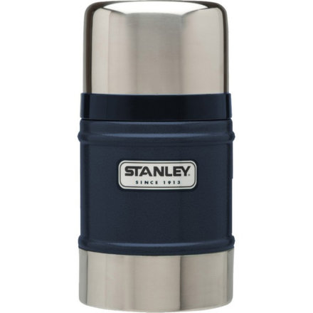 Термос с широким горлом Stanley Classic Vacuum Food 0.5 л синий, 10-00811-013