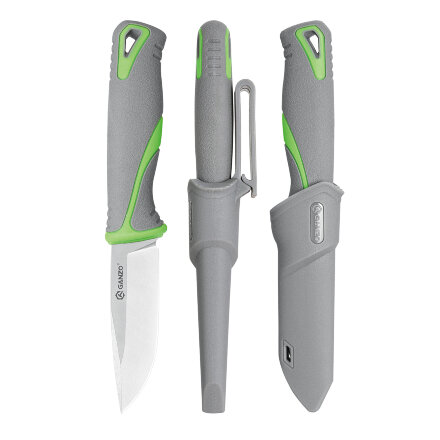 Нож Ganzo G807   зеленый, G807-GY