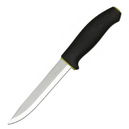 Нож Morakniv 748 MG, нержавеющая сталь, резиновая ручка вкрытый, 12475open