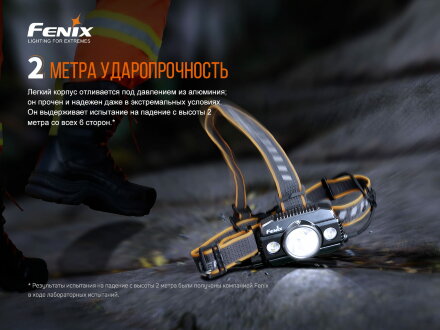 Налобный фонарь Fenix HP30R V2.0, черный