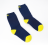 Водонепроницаемые носки DexShell Ultra Thin Crew синий/желтый S (36-38)