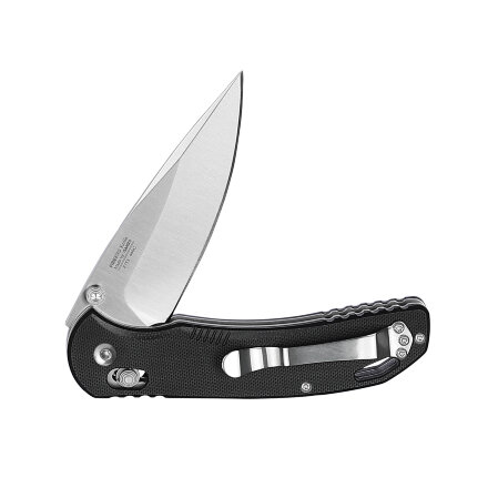 Уцененный товар Нож Firebird F753M1-BK черный(Новый.  На 0,5-1мм обломлен кончик лезвия)