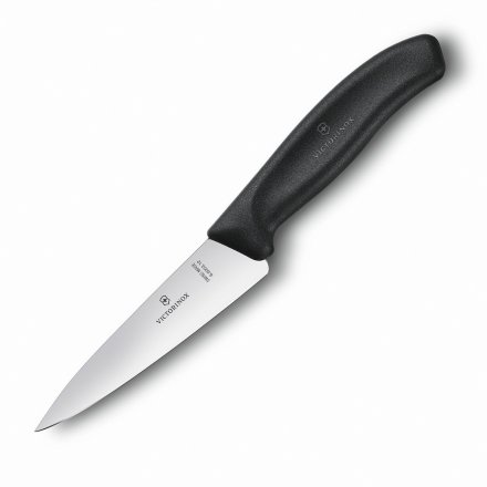 Нож Victorinox разделочный, лезвие 12 см, черный 6.8003.12