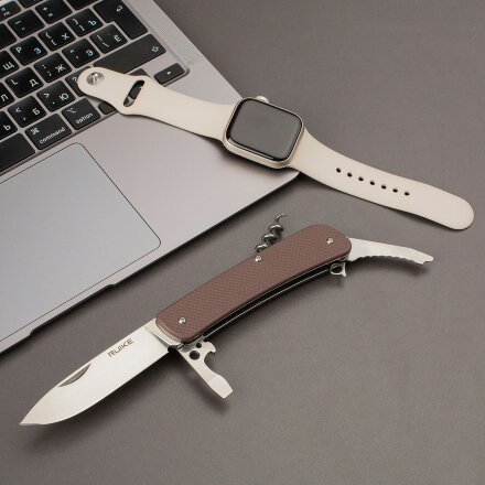 Многофункциональный нож Ruike L21-N коричневвый
