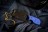 Шейный нож Kizlyar Supreme Amigo Z D2 Black (синяя рукоять), 4650065051750