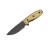 Нож Ontario RAT 3 серрейтор песок, оливковый, клинок черный,1095 Carbon Steel песок (8631)