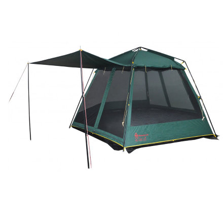 Палатка кемпинговая Tramp Mosquito Lux Green (V2) зеленая TRT-87, 4743131055070