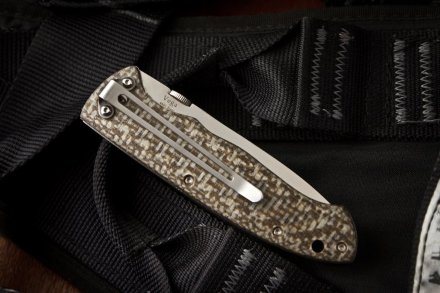 Нож складной Kizlyar Supreme Vega 440C Polished