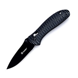 Уцененный товар Нож Ganzo G7393P черный(Упаковка потрепана. Нож новый. Отсутствует один из трех винтов крепления клипсы.)