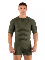 Футболка мужская Abel/ кор. рукав/ синтетика/ зеленый