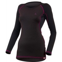 Футболка  женская DITA/ дл. рукав/ шерсть 160/ черный