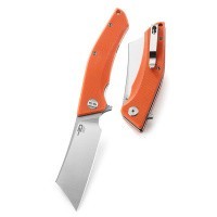 Нож Bestech Cubis сталь D2, рукоять G10 оранжевая