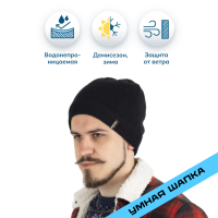 Водонепроницаемая шапка Dexshell Beanie Solo черный