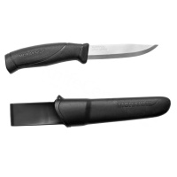 Нож Morakniv Companion Black, нержавеющая сталь, 12141(Нью. Ножны зеленого цвет)