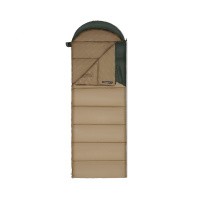 Спальный мешок Naturehike Sunny Day PL02 CNK2550WS028 U450, зеленый с коричневым, молния справа