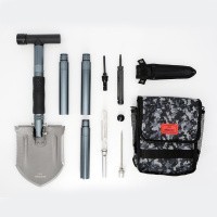 Уцененный товар Многофункциональная лопата Adimanti AD110A (Без огнива-свистка, насадки-стеклобоя, вилки-копья)