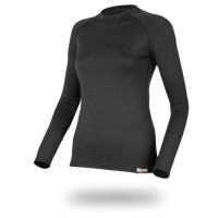Футболка  женская Atila/ дл. рукав/ шерсть 160/ черный