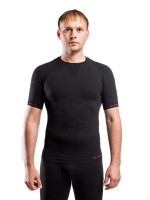Футболка мужская Abel/ кор. рукав/ синтетика/ черный