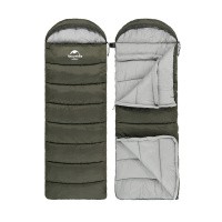 Спальный мешок Naturehike U Series Двойной хлопок осень-зима зелёный U150