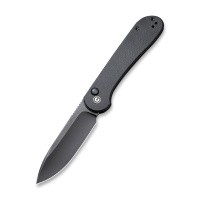 Уцененный товар Складной нож CIVIVI Button Lock Elementum 14C28N Steel Black Stonewashed Handle G10 Black(Вскрытая упаковка)