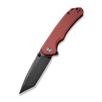 Складной нож CIVIVI Brazen D2 Steel Black stonewashed Handle G10 Burgundy C2023B