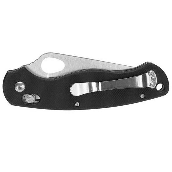 Уцененный товар Нож Ganzo G729 черный, G729-BK(Витрин. образец. Поврежд. упаковка)