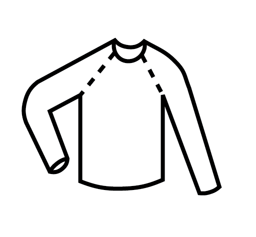 Футболка  женская Atila/ дл. рукав/ шерсть 160/ черный