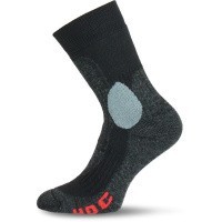 Носки Lasting HOC 005, polypropylene+acryl, черно-серые